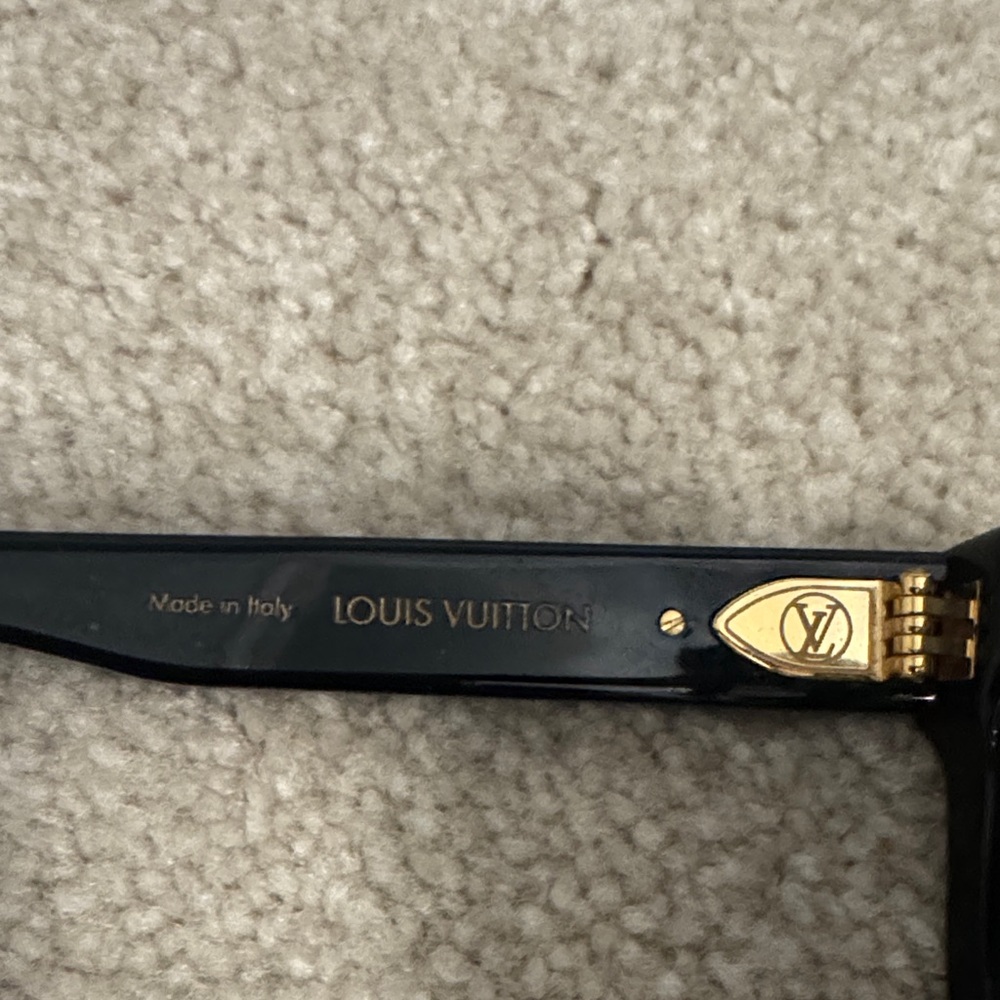 Louis Vuitton Black and Gold Sunglasses - Picture 6 of 12